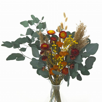 Fall Whispers dried flower vase set