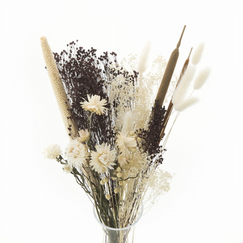 Coffee dried flower vase set